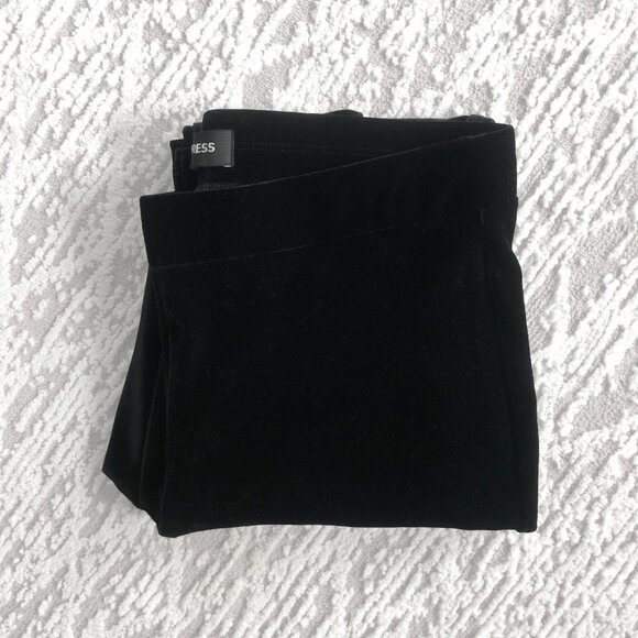 Express Mid-Rise Stretch Velvet Leggings - Picture 3 of 7